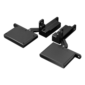Telaio in alluminio porta porta vetro 3D regolabile cerniera nascosta smorzamento tampone superiore e inferiore <span class=keywords><strong>cerniere</strong></span> porta - Product Image 2