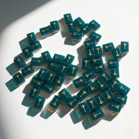 Jeu de tuiles de mahjong en acrylique personnalisé, moderne et portable, 160 tuiles, thème Pêche Américaine et Lagune Bleue, Table de jeu de mahjong, Tables de mahjong