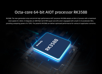 AIBOX RK3588 RK3576 OctaCore 6TOPS Modelo grande Edge Computing 8K 30fps/60fps Codecs de video Linux Edge Computing AIBOX RK3588