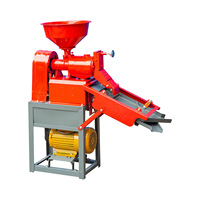 Moulin à riz domestique compact, nouveau modèle multifonctionnel, avec moteur, pour pilage, broyage, fabrication de pulpe, décortiqueuse de paddy et broyeur de maïs