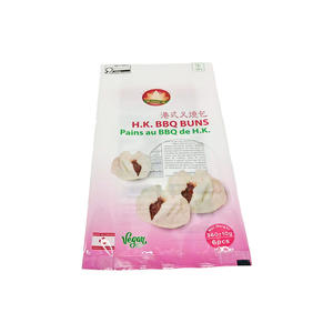 370g PE Plastic Packaging Zipper Recyclable Gravure Printed Soft Tasteless Pouch Side Gusset <b>Bag</b> Window for BBQ BUNS Pet Food - Product Image 1