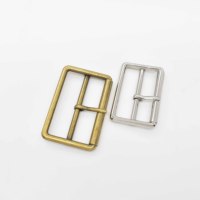Sangle de sac double face carrée à une broche Boucle de ceinture biseautée Boucle réglable Boucles à ardillon en métal