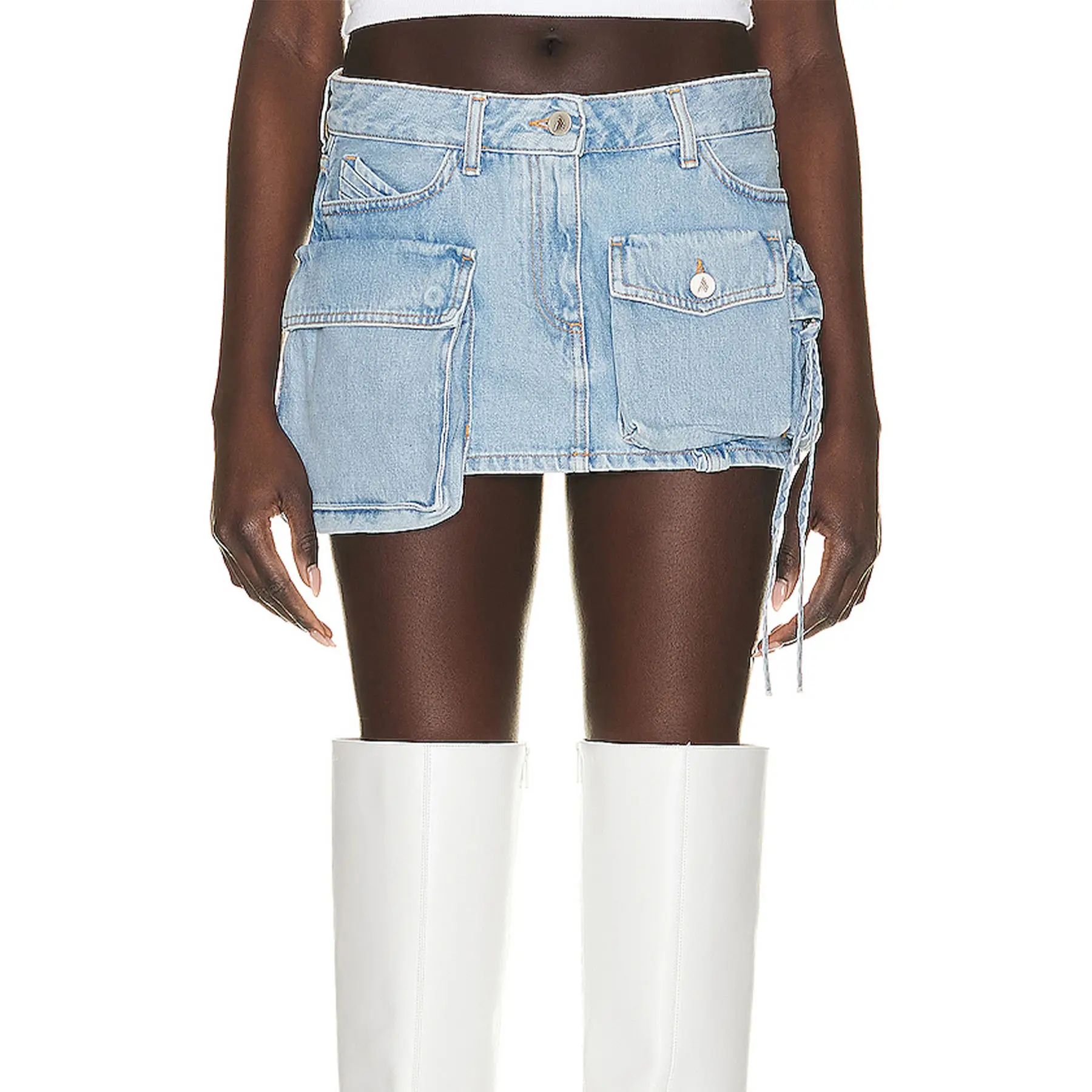 2023 New Arrivals Plus Size 5XL Jean Shorts Women High Quality Denim Skirt Shorts Mini Sexy Irregular Jean Skirt