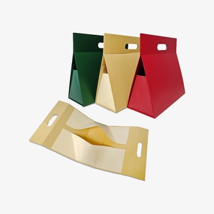 Spot European Triangle Gift <b>Box</b> <b>Wedding</b>/Party Candy <b>Box</b> Creative Card Style Portable & Reusable Custom Logo Bulk Fast Delivery - Product Image 1