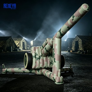 Réplique d'artillerie gonflable REMEYA professionnelle et robuste avec réalisme visuel et résistance des coutures pour les exercices tactiques en extérieur - Product Image 1