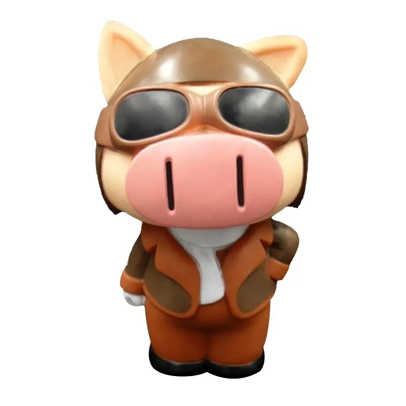 2023 Популярная игрушка в виде животного свиньи человека забавная аниме Копилка пластиковая Копилка для ребенка