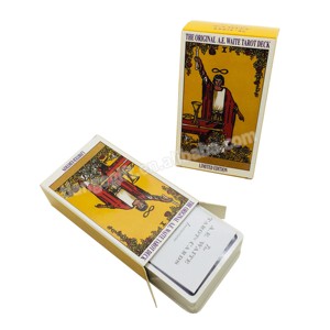 Impresión <span class=keywords><strong>de</strong></span> tarjeta <span class=keywords><strong>de</strong></span> Tarot personalizada, cubierta <span class=keywords><strong>de</strong></span> 7x12cm, 78 tarjetas originales con guía - Product Image 1