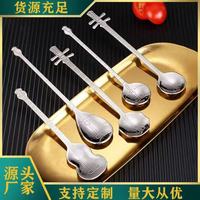 Cuchara Creativa de Acero Inoxidable 304 con Forma de Instrumento Musical, Agitador de Café Único con Forma de Guitarra y Violín, Cucharas para Postre y Pastel para Bares Musicales