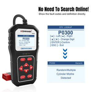 Nhà máy trực tiếp konnwei kw818 phổ OBD2 Scanner công cụ chẩn đoán cho 12V xe động cơ Analyzer với 3-năm bảo hành - Product Image 5