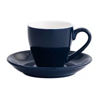 Tasses et soucoupes pour café expresso, couleurs mélangées, mates/brillantes, ensemble de couleurs et logo personnalisés, 80ml