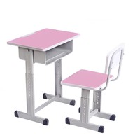 Meubles de classe spécialement conçus, ensemble de pupitre et chaise d'école, pupitres et chaises d'école épaissis