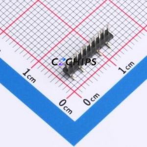 PZ1.27-UL2D-10A Pin Header SMD,P=1.27mm Connector 1x10P 1.27mm Pin Header Vertical Mount - Product Image 1