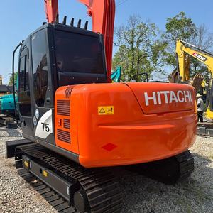 รถขุดตีนตะขาบมือสอง Hitachi ZX75UR ผลิตในญี่ปุ่น ราคาถูก น้ำหนัก 7 ตัน รุ่น Zaxis 75UR พร้อมใช้งาน มีสินค้าในสต็อก - Product Image 3