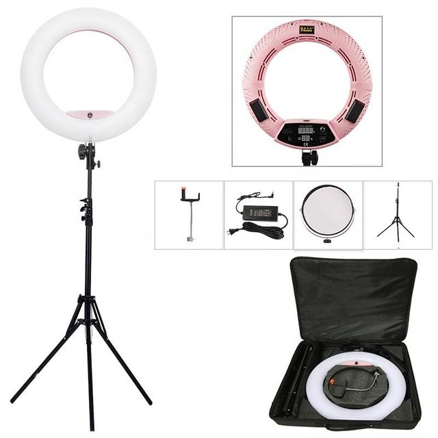 Idoblo FD-480II Photographic Video Lights Bi-color Ring Light FD-480 II 96W 480 LEDs for Portrait and Wedding