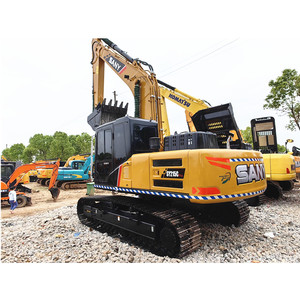 Excavatrice hydraulique sur chenilles SANY 215C SY215C Sy215 d'occasion de bonne qualité, 21 tonnes, pelle lourde d'occasion - Product Image 4