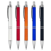 Nouvel arrivage de stylo à action cliquable de haute qualité avec baril métallique mat solide bon avec logo personnalisé cadeaux promotionnels PP139