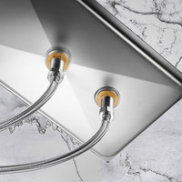 Robinet automatique en acier inoxydable à haute pression, bar commercial domestique en acier inoxydable, lave-verre pour éviers de cuisine
