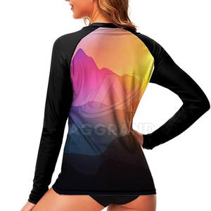 MMA แรชการ์ดสำหรับเล่นกีฬาแบบสั่งตัดแขนยาวระบายอากาศได้พร้อมพิมพ์โลโก้ออกแบบได้ตามต้องการ - Product Image 6