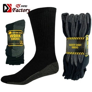 Custom Men Heavy Duty <span class=keywords><strong>Boot</strong></span> Trabalho Proteção Tripulação Meias Almofada Segurança Trabalho Meias - Product Image 1