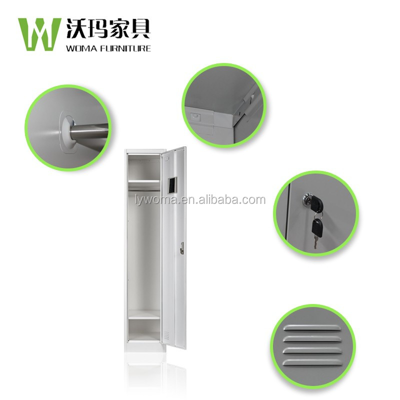 Woma Simple Porte En Acier Almirah Indien Conception de Sport En Métal Casier Simple Porte En Métal Almirah