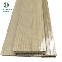 Panel de pared de madera JLD, tablero de madera de Paulownia, tablero de madera de cedro, tablero de sauna con lengüeta y ranura de madera