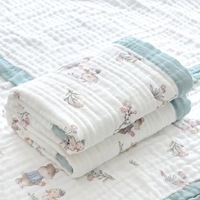 Langes d'emmaillotage 100% coton biologique de qualité supérieure, tricotés, doux, à bord large, pour nouveau-né, vente en gros