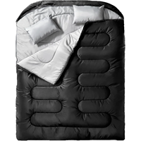 Saco de Dormir Tipo Sobre Cómodo para Adultos, Ecológico, Resistente al Viento, Portátil, para Acampar, Hacer Senderismo y Viajar al Aire Libre en Todas las Estaciones