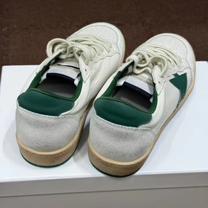 รองเท้าผ้าใบหนังแท้สีขาวลายลูกไม้ รุ่นดีไซเนอร์ GGBD ปี 2025 กันลื่น สวมใส่สบาย สีทองสกปรก แฟชั่นทันสมัย นวดเท้าได้ - Product Image 4