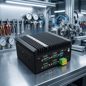 Nuevo Mini PC Industrial <span class=keywords><strong>Intel</strong></span> Celeron/<span class=keywords><strong>Core</strong></span> I3/i5/<span class=keywords><strong>i7</strong></span> DDR4 32GB COM*4 COM1/2 Opcional RS232/RS485 Gráficos Integrados SSD+HDD - Product Image 1