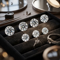 Promoción: Diamantes Sueltos Cultivados en Laboratorio de 1ct, 2ct, 3ct, Corte Excelente, Pulidos, Redondos, CVD, VS, VVS