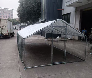 6X3X2 galvanizli boru Spire tam kapak üst tavuk kafesi tavşan kafesi köpek kafesi - Product Image 4