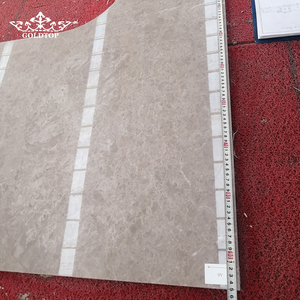 Plans de travail en marbre gris Ultraman, finition polie Goldtop Stone, pour projets de cuisines d'hôtels et villas de luxe, avec dimensions sur mesure. - Product Image 3