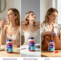 Gummies SYC BIO sans sucre pour la gestion du poids, 60 unités, avec mélatonine et L-théanine pour le soutien du sommeil, le bien-être quotidien et la relaxation