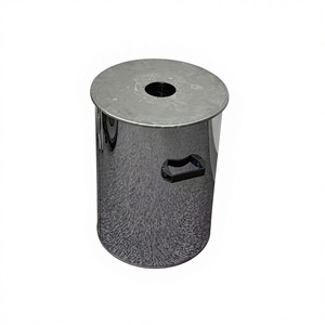 Pré-séparateur Cyclone avec entrée/sortie de 2 pouces et fût en plastique de <span class=keywords><strong>15</strong></span> gallons, utilisation manuelle commerciale pour atelier de broyage - Product Image 4