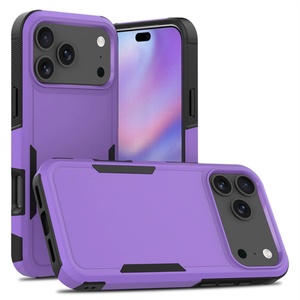 เคสโทรศัพท์มือถือ TPU PC สำหรับ Android และ iPhone 16 Pro Max 14 12 13 17 Pro ป้องกันการกระแทก ราคาโรงงาน - Product Image 5