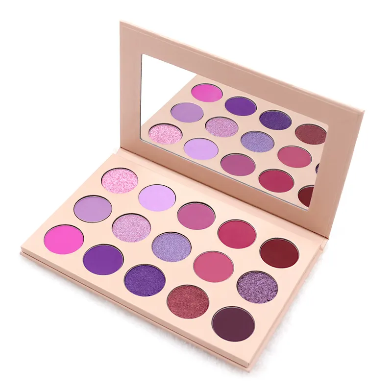 Neues Produkt 15 Farben Profession elles Make-up Langlebige natürliche matte Lidschatten-Palette