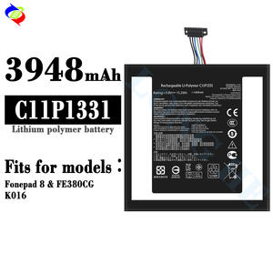 แบตเตอรี่แบบชาร์จได้สำหรับ Li-Polymer C11P1331 3.8V 3948mAh สำหรับ <span class=keywords><strong>ASUS</strong></span> <span class=keywords><strong>Fonepad</strong></span> 8 FE380CG K016 แบตเตอรี่โทรศัพท์มือถือ - Product Image 2