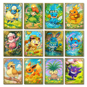 Cartes à collectionner Pokémoned en métal, édition limitée, art de bande dessinée mignon, boîte de booster, jeux de société, jouets pour enfants, cadeaux - Product Image 6