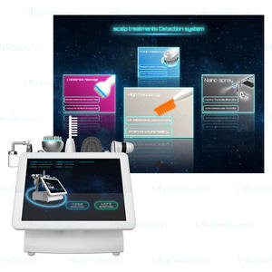 Analizador de detector de cuero cabelludo profesional al mejor precio para cabello y cuero cabelludo 5 en 1 masaje/Analizador de cuero cabelludo Dispositivo de alta frecuencia - Product Image 6