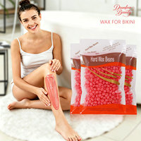 Biji Wax Keras Tanpa Rasa Sakit untuk Pria, Penghilang Bulu Kasar, Daya Cengkeram Kuat, untuk Punggung, Dada, Wajah, Kualitas Salon, Label Pribadi, Grosir