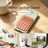 Leyi vente en gros téléphone ventouse Ins Design support pour téléphone avec miroir ventouse téléphone ventouse pour plusieurs scénarios téléphone aspiration