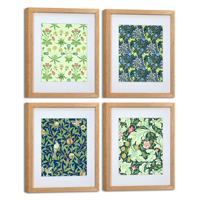 Bingkai Foto Kayu Solid Ringan Ramah Lingkungan 11x14 Kaca Asli Desain Modern Set 4 untuk Pajangan Dinding/Meja Termasuk Mat 8x10