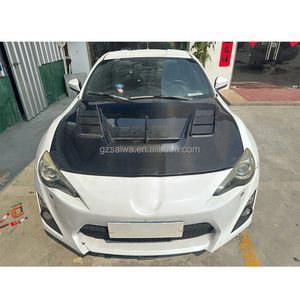 Voor Toyota 86 GT86 BRZ 2013-2022 SW3 Style Carbon Fiber voorbumper motorkap motorkap carrosseriekit auto-onderdelen accessoires - Product Image 4