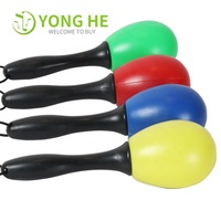 Colorful Plastic Maracas Orff Percussion Instrument Montessori Educational Toy for Kids Early Music Learning & Kindergarten Use