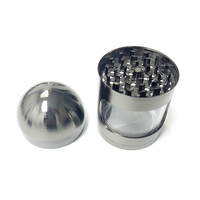 Vente chaude prix de gros accessoires pour fumeurs produits 63*103mm hauteur broyeur avec 4 couches voir à travers broyeur épices broyeur
