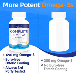 Produit populaire Extrait d'huile de poisson <span class=keywords><strong>Omega</strong></span> <span class=keywords><strong>3</strong></span> <span class=keywords><strong>90</strong></span> gélules Soutient la santé du cerveau et du cœur Gélules d'huile de poisson <span class=keywords><strong>Omega</strong></span> <span class=keywords><strong>3</strong></span> optimales - Product Image 5