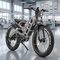 Vélo électrique en stock d'usine, 250W, conforme à la norme EN15194, batterie 48V, autonomie 100 km, Fatbike 26 pouces, vélo électrique tout-terrain