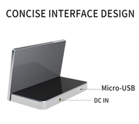 Tablette Android tactile POS de restaurant à écran portrait en forme de L de bureau avec Android