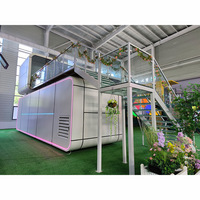 Villa moderne de luxe à deux étages Cabine Apple de 40 pieds à déplacement rapide avec nouveau design pour Apple Cabin Sleeping Container House pour hôtel
