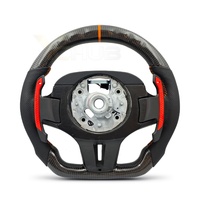 Volant en cuir personnalisé avec LED en carbone pour BMW X3 G01 X4 G02 G05 G06 G20 G21 G22 G30 G31 M2 G87 M3 G80 G81 M4 G42 G82 X3M F97